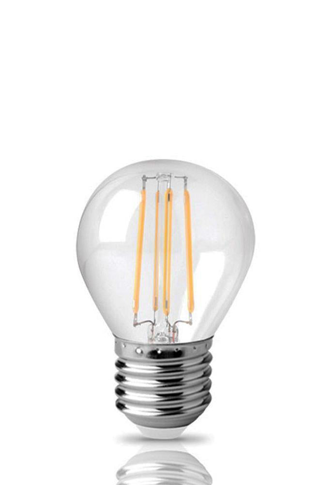 Λαμπτήρας LED Filament Σφαιρικός 230V 4W 520lm 2700K E27 Διάφανο Dimmable 007153
