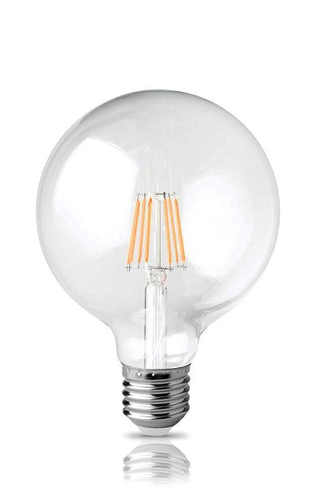 Retrobulbs Λαμπτήρας LED Filament G125 Globe 230V 12W 1200lm E27 Διάφανο 4405392 Globes