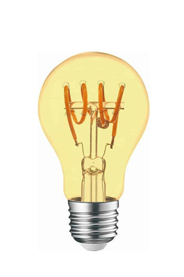 Λαμπτήρας LED Filament Κλασικός 230V 4W 300lm 2200K E27 Amber Dimmable 007276