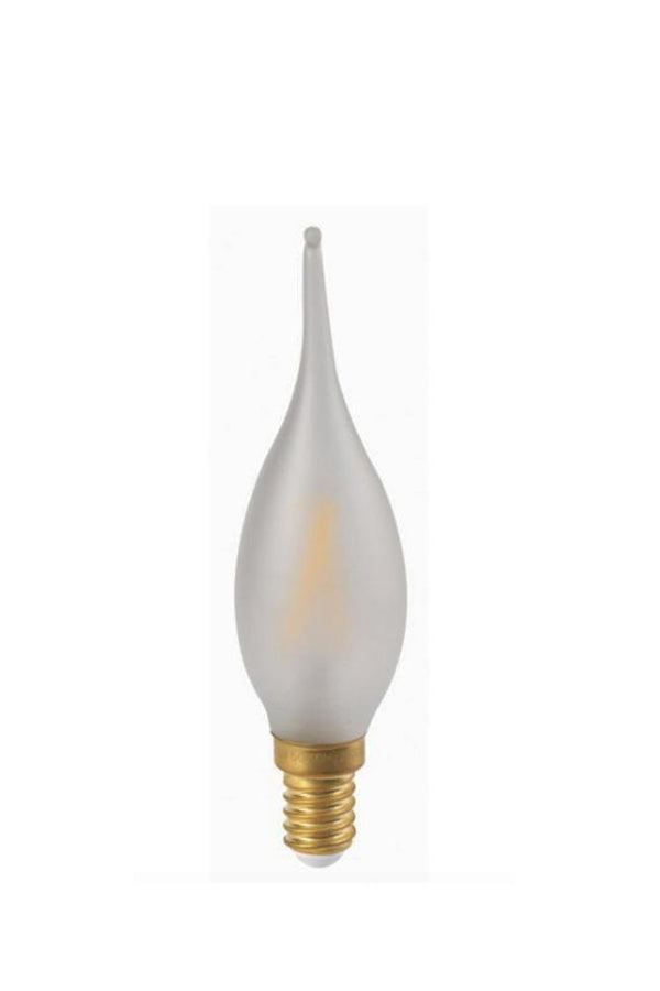 Retrobulbs Λαμπτήρας LED Filament Κερί Μύτη 230V 6W 520lm E14 Ματ Dimmable 4405524 Κεριά